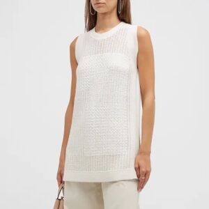 TSE Cashmere Patchwork Sleeveless Tunic XL